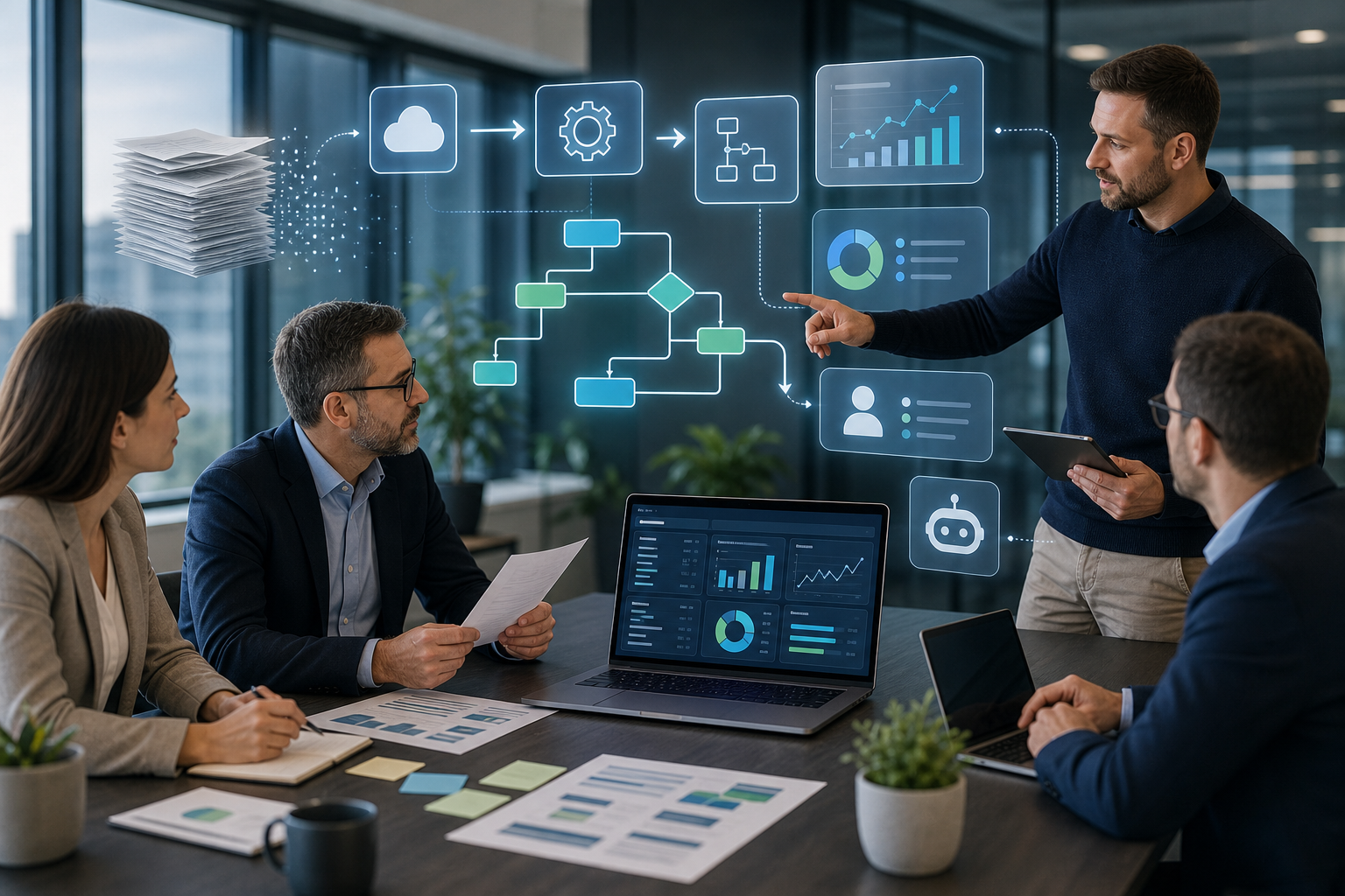 Digitale Transformation mit vernetzten Workflows und Automatisierung