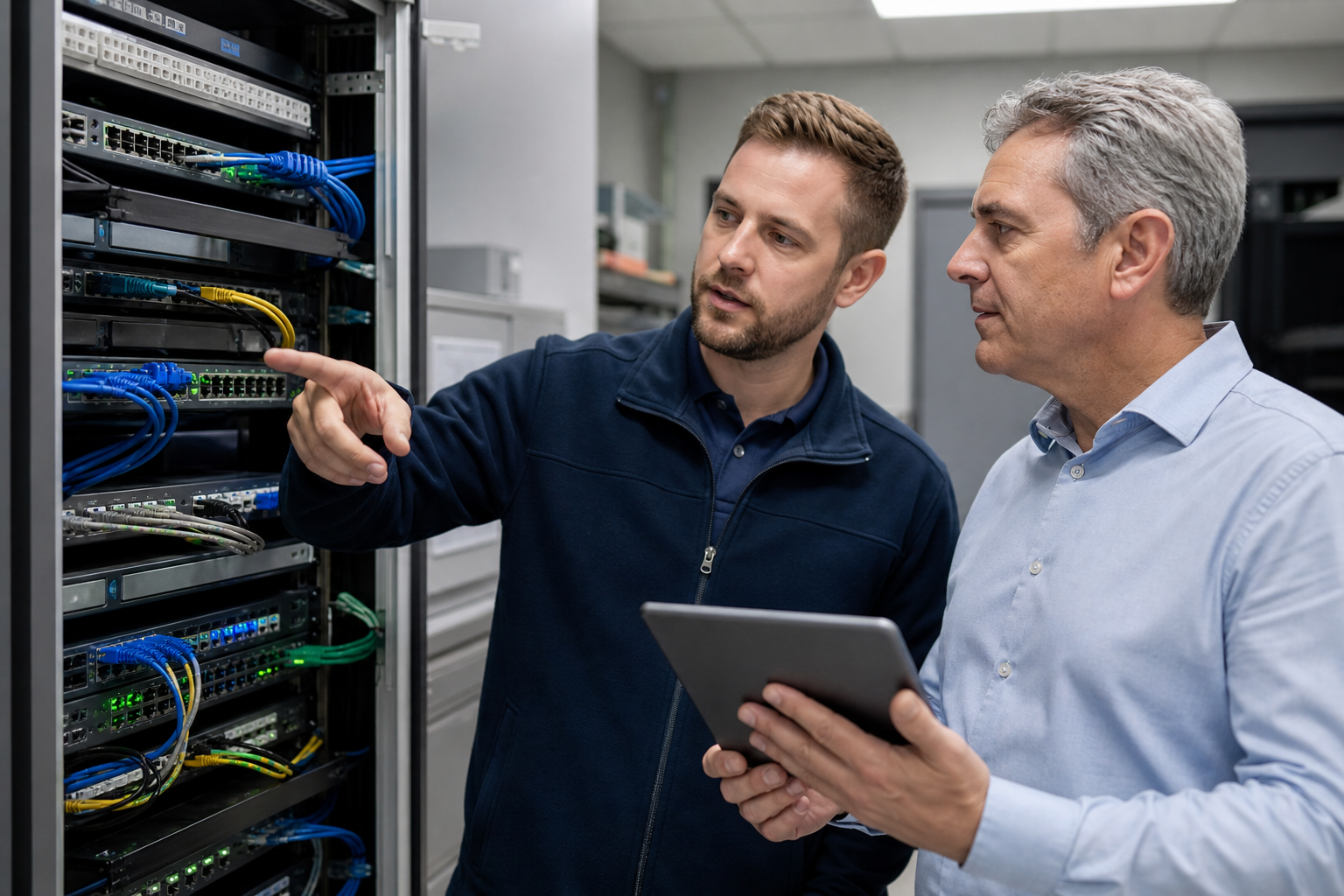 Netzwerkbetreuung und stabile IT-Infrastruktur fuer Unternehmen
