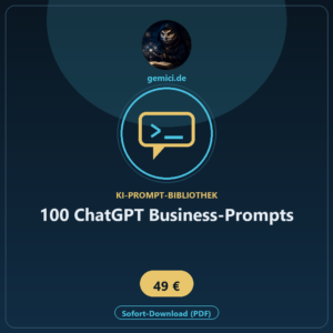 100 ChatGPT Business-Prompts als PDF-Download von gemici.de