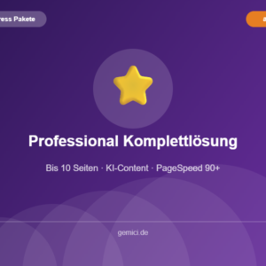 Professional – WordPress Komplettlösung