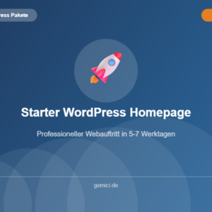Starter – WordPress Homepage